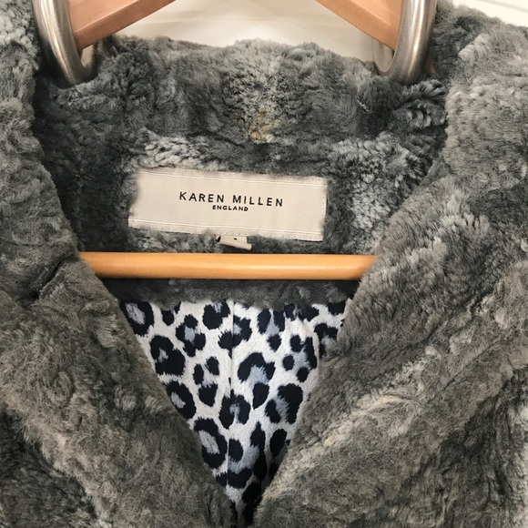 Vintage Karen Millen faux fur coat PRICE DROP!!!! - Picture 6 of 9